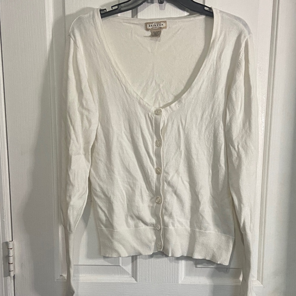 Arizona Jean Company Cream Sweater